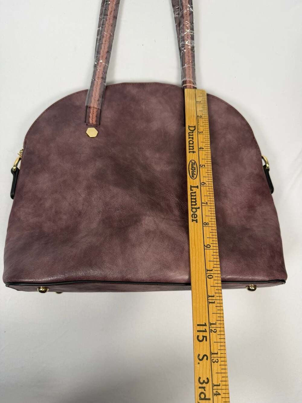 Mellow World Rory Dome Shoulder Bag in Dark Purple - Picture 8 of 14
